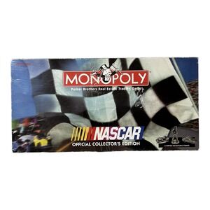 1997 Monopoly NASCAR Official Collector's Edition 8 Tokens COMPLETE Racing Game
